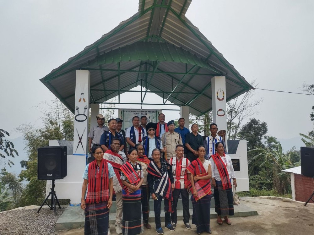 MLA and Chairman SDPDB Bhandari Achumbemo Kikon, along with officers, village functionaries and leaders.